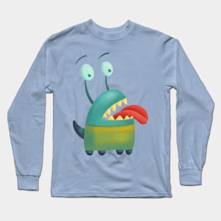 Lovesick monster sticking tongue out Long Sleeve T-Shirt